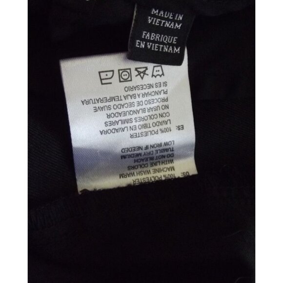 oobe Mens Black Polyester Pants 30 x 30 Flat Front Straight Leg - Picture 7 of 8